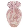 thumbnail image 2 of GlassOfVenice Murano Glass Golden Quilt Millefiori Urn Vase - Pink, 2 of 6