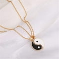 thumbnail image 5 of Yin and Yang Couples Pendant Chain Necklace Sets for Women Mens Personalized Matching Puzzle Diagrams Best Friend Necklaces Gifts for Girlfriend Valentines Birthday, 5 of 5