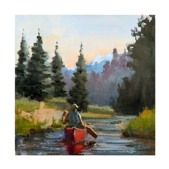 Jennifer Stottle Taylor 'Peaceful Morning' Canvas Art