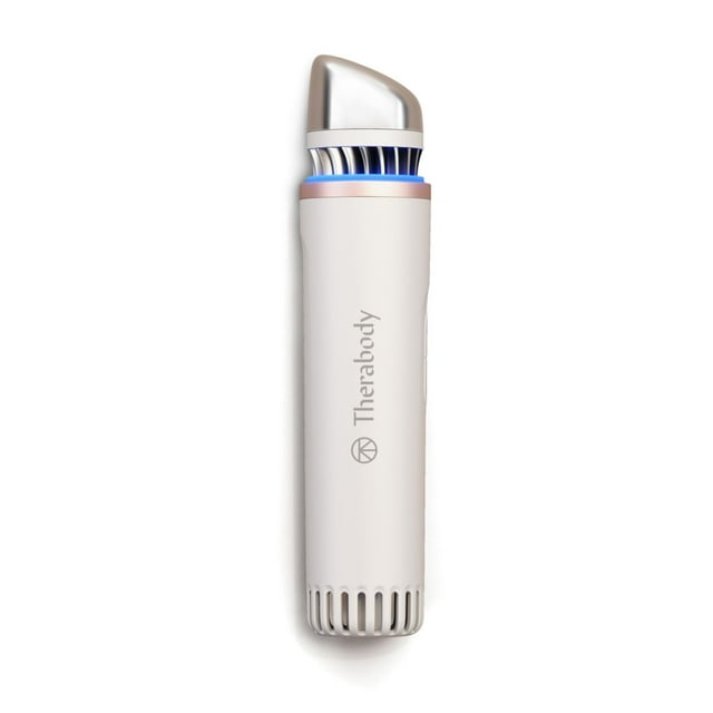 Tratamiento Depuffing Wand TheraFace para el cuidado de la piel para frío y calor, color blanco
