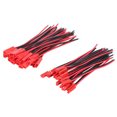 thumbnail image 4 of 20Pcs Male and Female Connector Cable, 24 AWG 2 Pin Connector Wire Line for RC Lipo Battery, 4 of 7