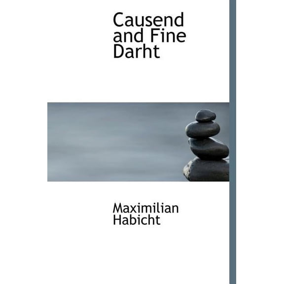 Causend and Fine Darht (Hardcover)
