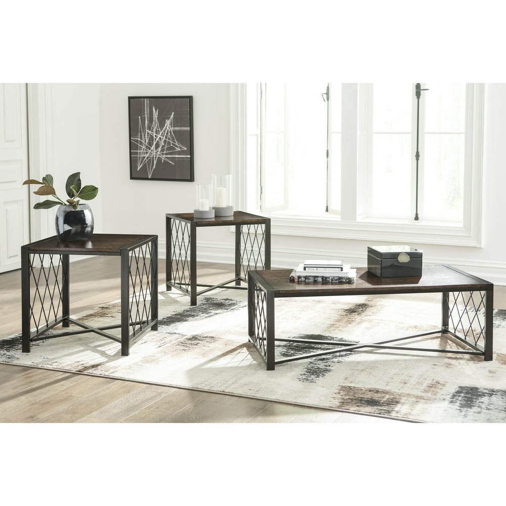 Signature Design by Ashley Harpan 3 Piece Occasional Table Set ...