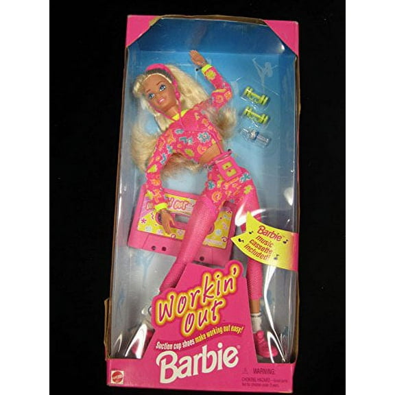 Barbie Workin' Out Doll (1996) by Mattel