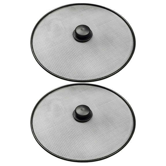 Gymnture 2Pcs Metal Mesh Food Cover 11.4Inch Round for Picnic Camping