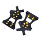 thumbnail image 1 of 1 par de 10 antideslizantes para llevar en la nieve, calzado elástico, botas con para senderismo antideslizante S Yuyangstore hielo apretones tacos picos, 1 of 6