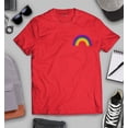 thumbnail image 3 of S4E Men's Rainbow Flag LGBTQ Gay Pride T-Shirt XXXX-Large Red, 3 of 4