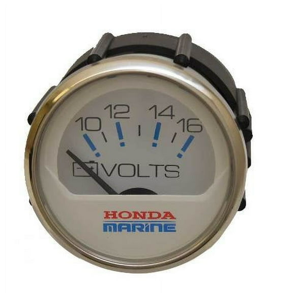 Faria Boat Volt Gauge VPC602B | Honda Chesapeake White SS 2 Inch