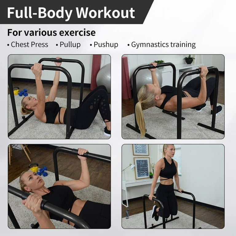 Yoleo pull up bar dip station sale
