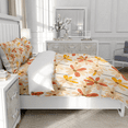 thumbnail image 4 of DOJLIO Beautiful Floral Duvet Cover Queen - Flower Duvet Cover Queen Size, Soft and Breathable Queen Duvet Cover Set for Adult (Queen, 90"x90"), 4 of 5