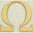 thumbnail image 1 of Omega Greek Letter Size:14 Inch Thickness:1/8" Baltic Birch, 1 of 1
