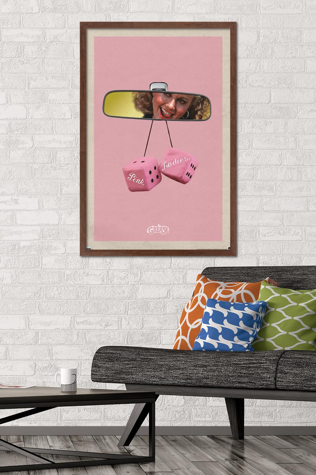Grease - Dice Wall Poster, 22.375" x 34", Framed
