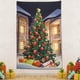 thumbnail image 5 of RV Árbol de Navidad Tapiz Colgante de pared Árbol de Navidad con regalos Tapiz Decoraciones navideñas Festival de invierno Tapiz de pared para decoración de fiesta en el hogar (Árbol de Navidad, 39.4 "X59.1" (100x150cm)) brillar  Electrónica, 5 of 5