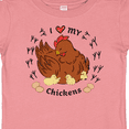 thumbnail image 4 of Inktastic I Heart My Chickens Boys or Girls Baby T-Shirt, 4 of 5