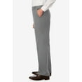 thumbnail image 3 of KingSize Men's Big & Tall Relaxed Fit Wrinkle-Free Expandable Waist Plain Front Pants, 3 of 5