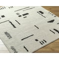 thumbnail image 4 of Hauteloom Winda Hallway, Kitchen Runner Rug - Farmhouse - High Pile - Ivory, Black - 2'7" x 7'3", 4 of 9