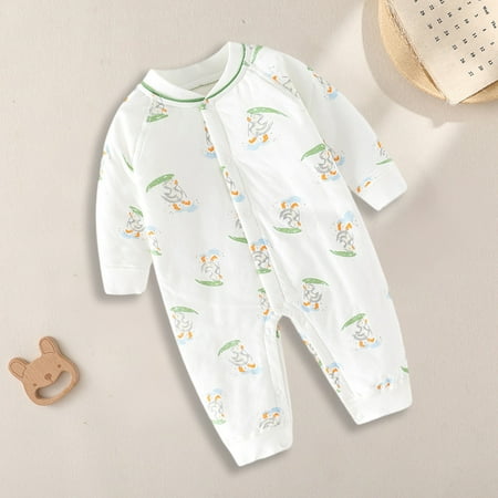 

Kayannuo Christmas Gifts for Kids Clearance Three To Twenty-Four Months Quilted Jumpsuit Warm Fall And Winter Boneless Vest Thin Cotton And Thickened Romper Christmas Decor