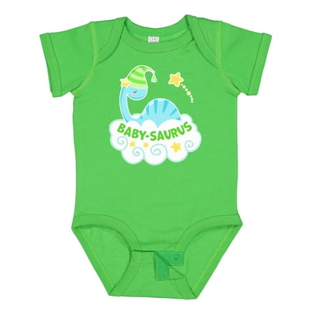 

Inktastic Baby-Saurus with Cute Blue Dinosaur on a Cloud Gift Baby Boy or Baby Girl Bodysuit