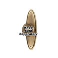 thumbnail image 3 of Alno A1225-3 Traditional 3" Long Solid Brass Oval Cabinet Knob Backplate - Brass, 3 of 7