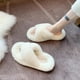 thumbnail image 4 of Pantuflas Peludas De Color Sólido Para Mujer De Otoño E Invierno, Pantuflas De Algodón Cruzadas Planas Antideslizantes Y Resistentes Al Desgaste sonducket AP007253-13, 4 of 6