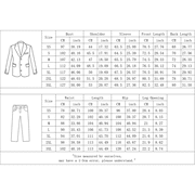 Cloudstyle Mens Slim Fit Double-Breasted Peak Lapel Suit Set - Business Casual Blazer & Trousers with 7 Pockets