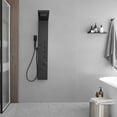 thumbnail image 2 of 5-Jet Rainfall Shower Panel System with Rainfall Waterfall Shower Head And Shower Wand in Stainless Steel, 2 of 13