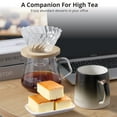 thumbnail image 3 of Pour Over Coffee Maker 600ml/20oz, Glass Carafe for Brewing Instant Coffee with Funnel Dripper Filter, Teapot Kettle Drip Coffee Maker Set for Home and Office, 3 of 5