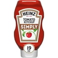 thumbnail image 2 of (2 pack) Heinz Simply Tomato Ketchup with No Artificial Sweeteners, 19 oz Bottle, 2 of 15