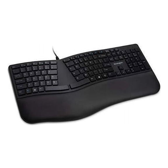 Kensington Pro Fit K75400US Black USB Wired Ergonomic Keyboard