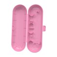 thumbnail image 1 of Caja De Cepillo De Dientes Eléctrico Caja de cepillo de dientes eléctrico Caja de viaje a prueba de polvo Caja de soporte de cepillo de dientes (Rosa) Likrtyny Libre de BPA, 1 of 6