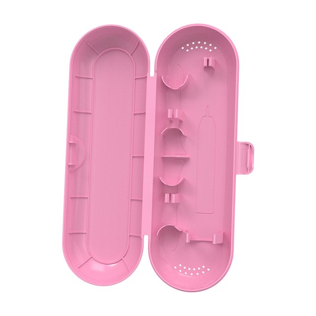 Caja De Cepillo De Dientes Eléctrico Caja de cepillo de dientes eléctrico Caja de viaje a prueba de polvo Caja de soporte de cepillo de dientes (Rosa) Likrtyny Libre de BPA