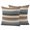 Sienna, variant on 2 Pack Outdoor Waterproof Throw Pillow Covers,Vintage Brown Black Stripes Decorative Square Pillow Case Patio Pillowcases for Chair Couch Sofa 16x16in