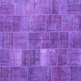 thumbnail image 1 of Ahgly Company Indoor Square Patchwork Purple Transitional Area Rugs, 8' Square, 1 of 4