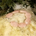 thumbnail image 1 of Bracelet de Quartz Rose Octogonal Plat de 25 x 18 Mm de 7 Po, 1 of 1