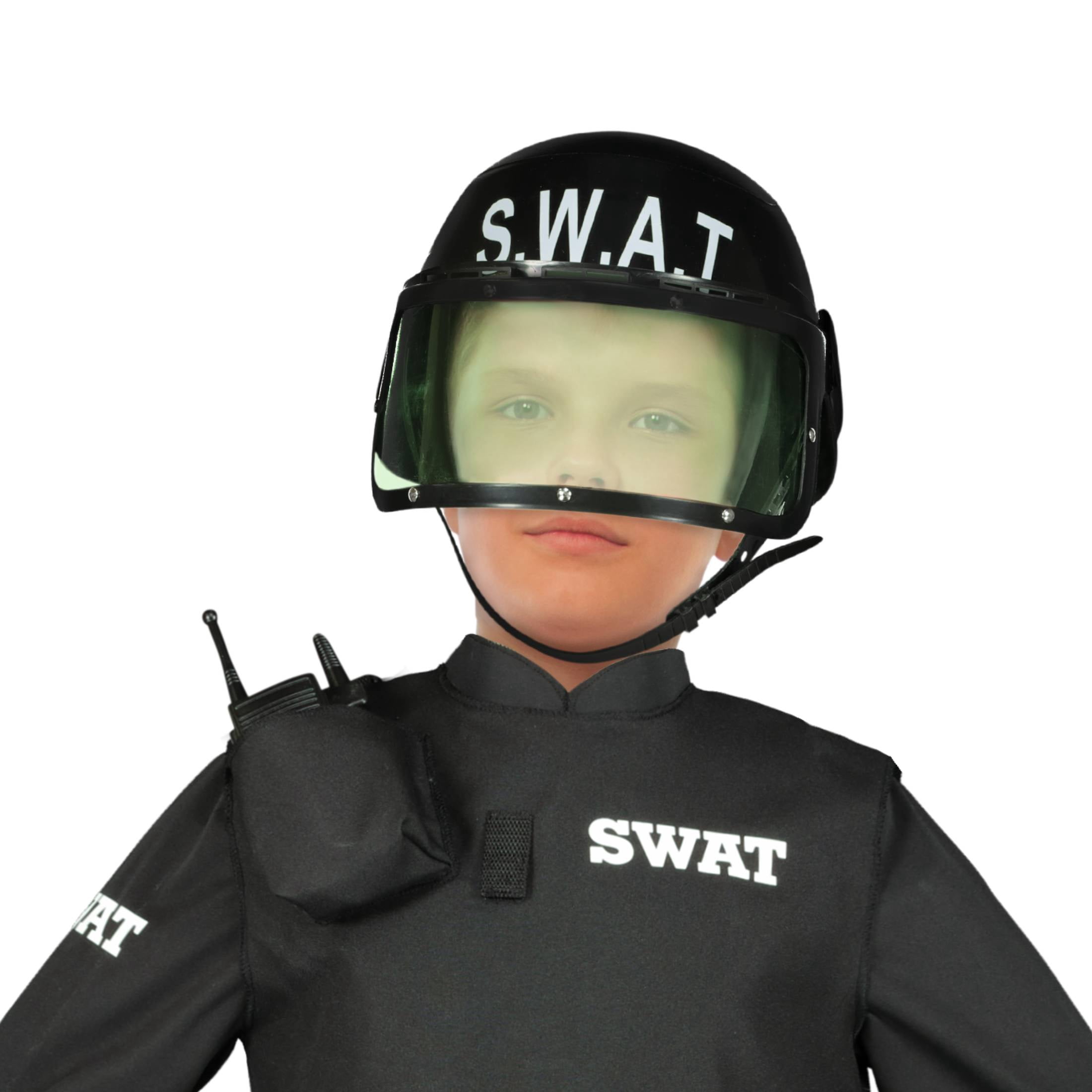 S.W.A.T 6pc Halloween Costume for Children, Boy's Size M (8), by Way to Celebrate