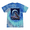 Blue Jerry, variant on Wild Bobby, Full Moon Snow Wolf Howling Animal Lover Tie-Dye T-Shirt