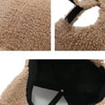 thumbnail image 6 of TELOLY 2026 New Fuzzy Sherpa Baseball Caps for Women Teddy Fleece Hip Hop Ball Caps Solid Color Warm Winter Adjustable Travel Hats, 6 of 7