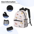 thumbnail image 5 of Lsque Dachshund Dog Puppy Classic Casual Backpack - Large Capacity Water-Resistant Backpack for School, Work, Travel, and Outdoor Activities, 5 of 8