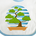 thumbnail image 4 of Inktastic Bonsai Tree Garden Girls Baby Bib, 4 of 4