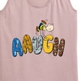 thumbnail image 3 of Peanuts - Aaugh Pattern Charlie Brown - Women's Racerback Tank Top, 3 of 6