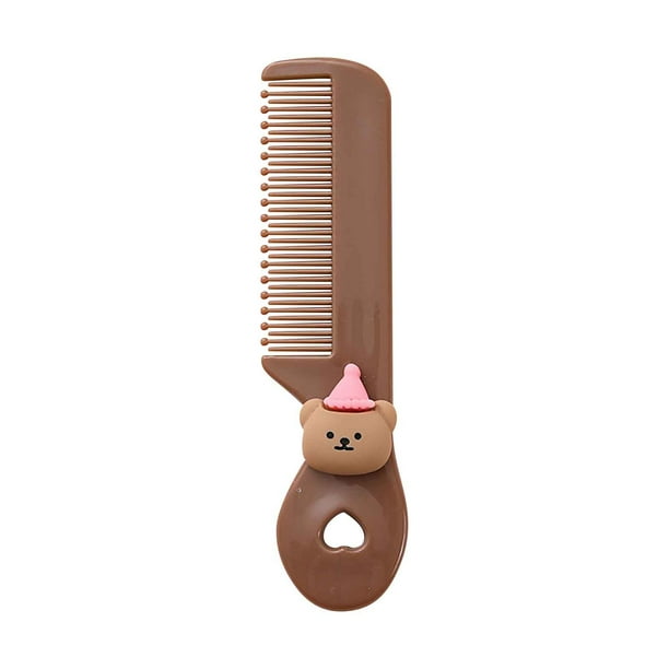 Herramientas de Peinado de Pelo Mini Peine Lindo de Color Dulce, Cerdas Suaves de 11,5 cm Fáciles de Llevar a Casa Cartera de Coche de Viaje Baño Dormitorio