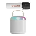 thumbnail image 3 of Portable Bluetooth Speaker with Wireless Microphone, Handheld Mics Speaker Machine, Portable Speaker System for Playroom Family Outing Y2 White Single Mic, 3 of 8