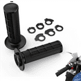 thumbnail image 3 of 4X Non Slip Lock-on Grips Handle, Universal Motorcycle Handlebar Grips with the Snap-in Cam,Dirt Pit Bike HandGrip Black, 3 of 7