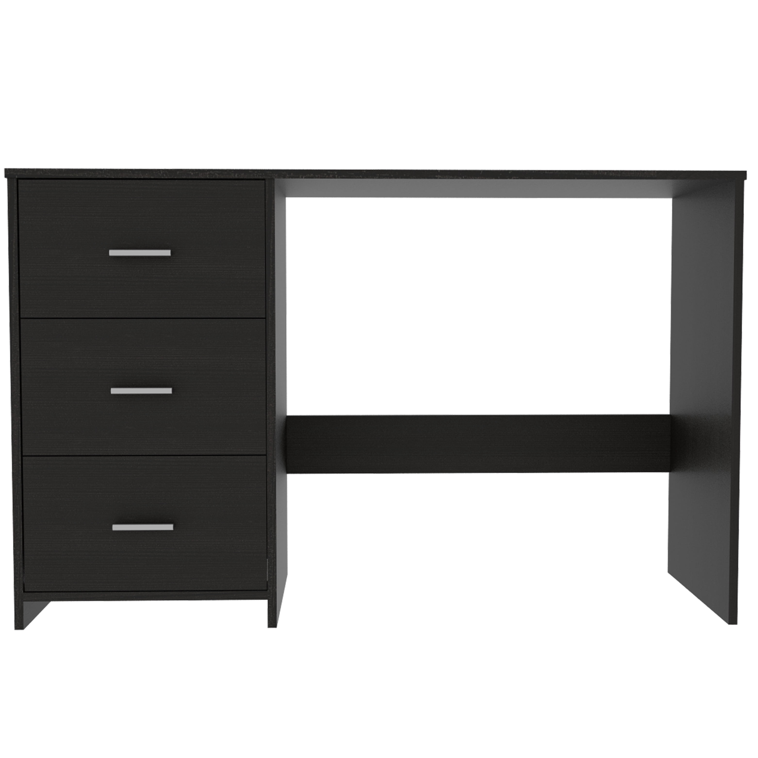 Astoutdoor Classic 3 Drawers Writing Desk - Black