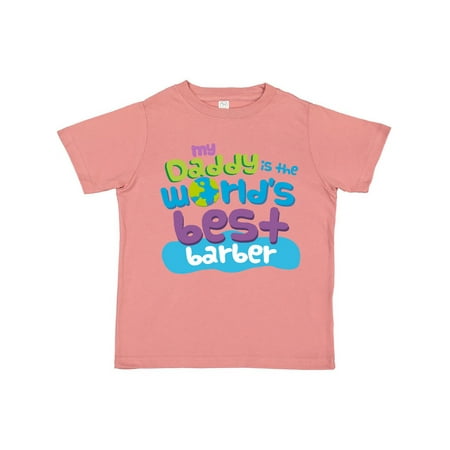 

Inktastic World’s Best Barber Daddy Gift Toddler Boy or Toddler Girl T-Shirt