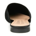 thumbnail image 4 of Journee Womens Aniee Slip On Almond Toe Mule Flats, Widths Available, 4 of 10