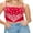 RED, variant on FashionMille Women Sexy Paisley Bandana Drawstring Front Jersey Cami Crop Top-Made In USA