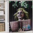 thumbnail image 5 of Beetlejuice Beetlejuice 4 Pcs Shower Curtain Set Bathroom Sets Shower Curtain with 12 Hooks Bathroom Decor with Rugs Bath Accessories with Mats Toilet Lid Cover, 5 of 8