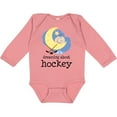 thumbnail image 3 of Inktastic Dreaming About Hockey Boys or Girls Long Sleeve Baby Bodysuit, 3 of 5