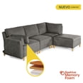 thumbnail image 2 of Sala Modular Makora Morelli Memory Foam Oxford Chenille De 4 módulos, 2 of 9